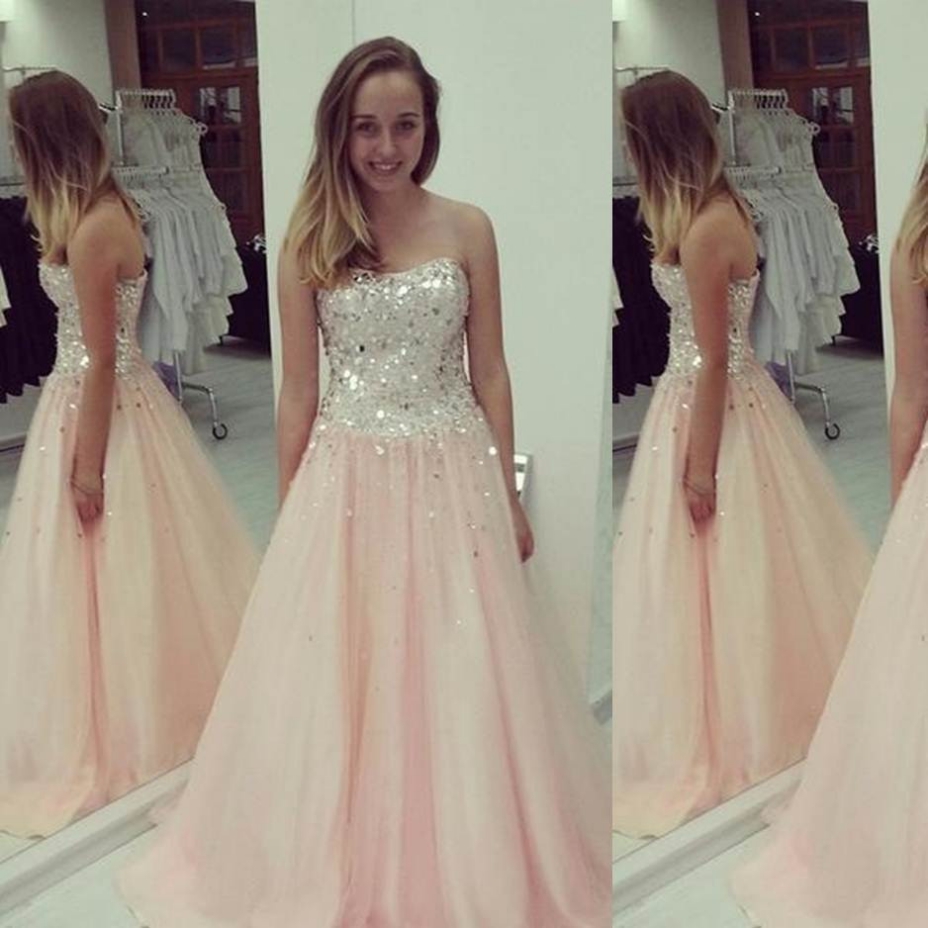 Stunning Prom Dress Halter Sequins Tiered Ball Gown Evening Dress Sweet 16 Dress    D2370 main image 0