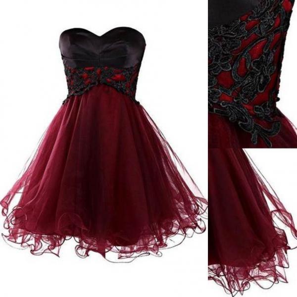 Red Appliques Sweetheart A..